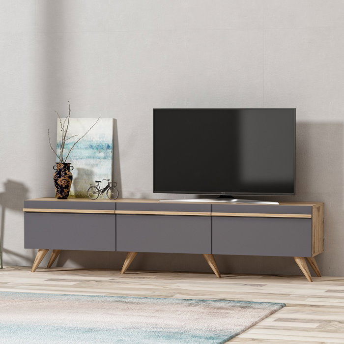 Hanah Home Amsterdam Soporte para TV Antracita